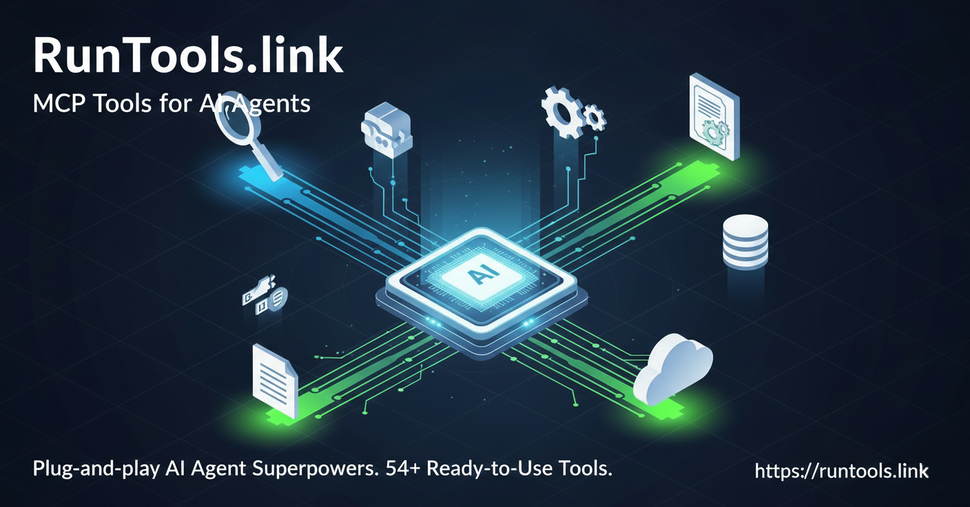 RunTools.link — MCP Tools for AI Agents